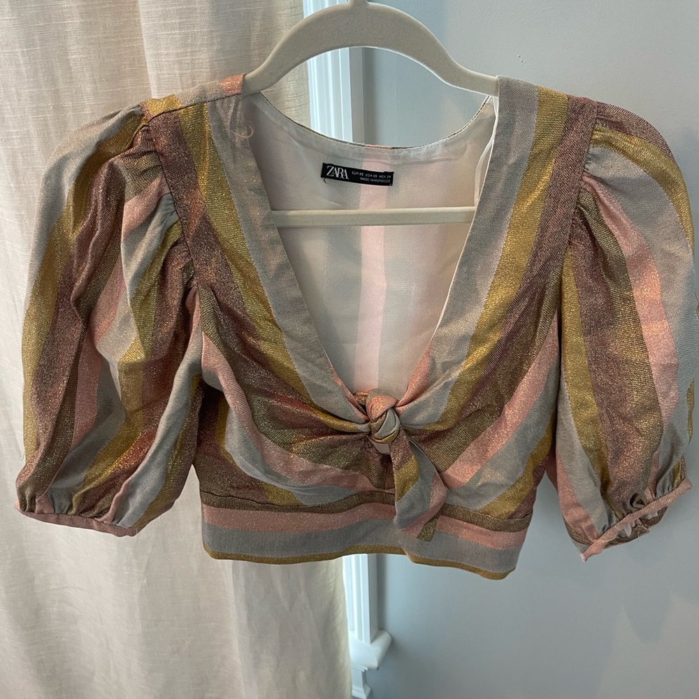 Zara Shimmery Shirt